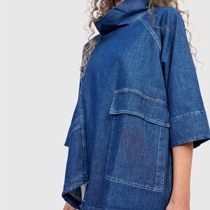 Alembika Blue Denim Top